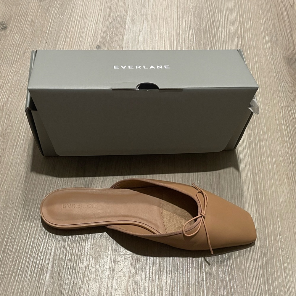 Everlane Women's Mules with Bow Detail